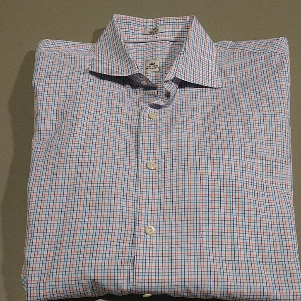 Peter Millar size L 100% cotton long sleeve